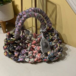 Kurt Geiger Multicolor Woven Shoulder Bag